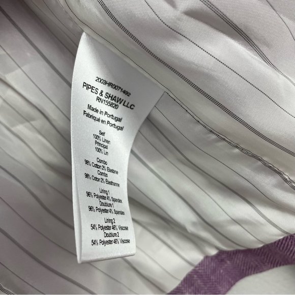 SOLD Veronica Beard Dickey Blazer Miller Lilac Purple Double Breasted Jacket - Picture 16 of 16